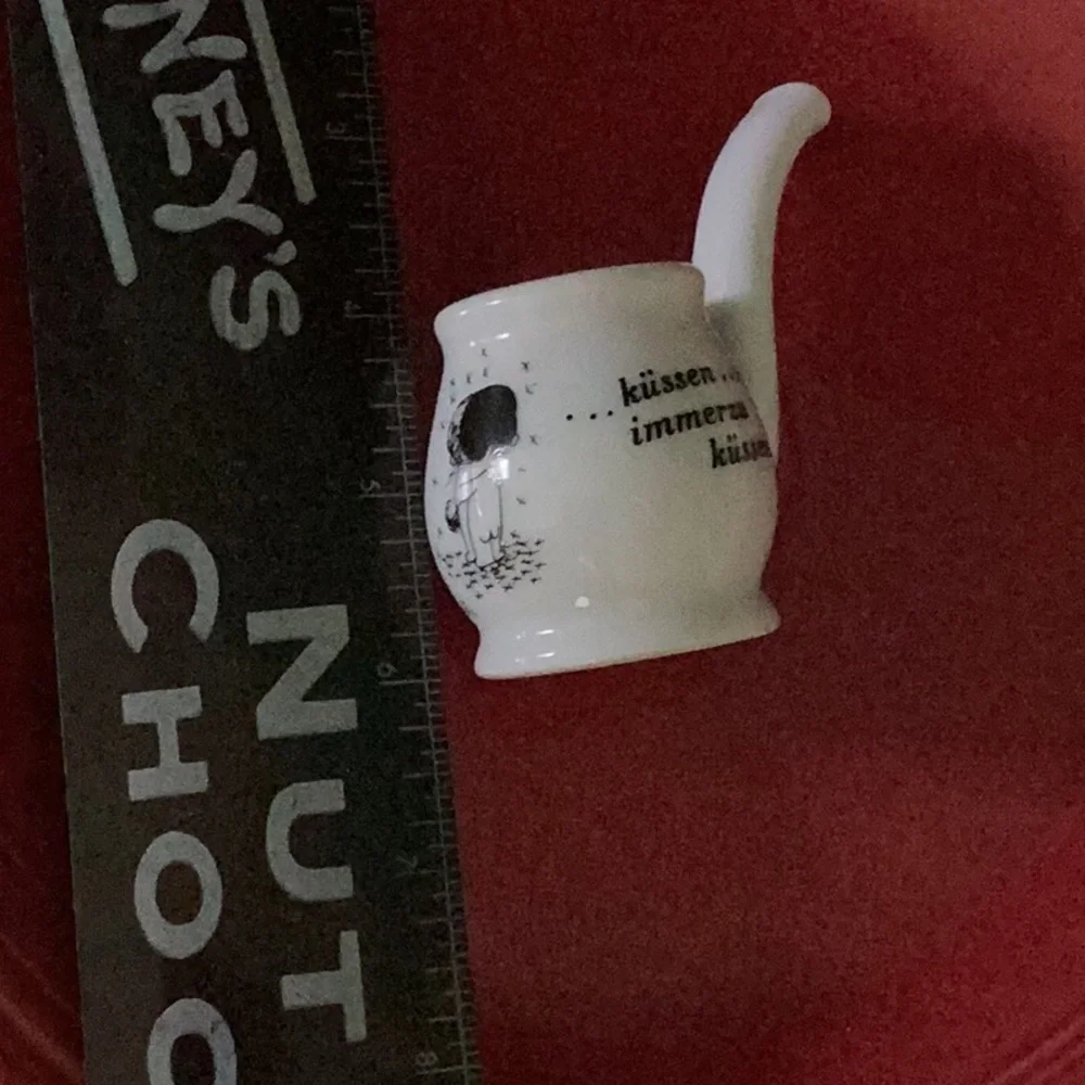 German Schnapps Pipe 💋LIEBE IST Porcelain EVC - Picture 3 of 16